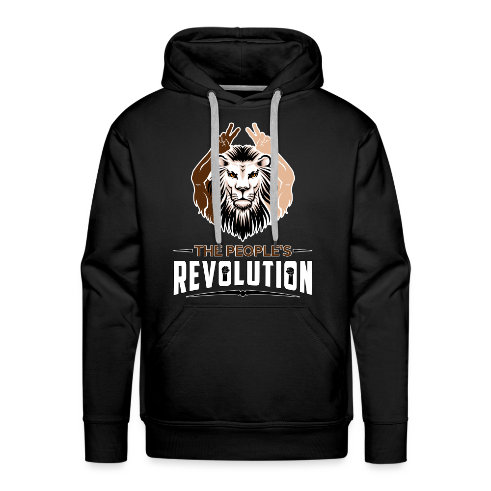 Men’s Premium Hoodie - White TPR Logo - black