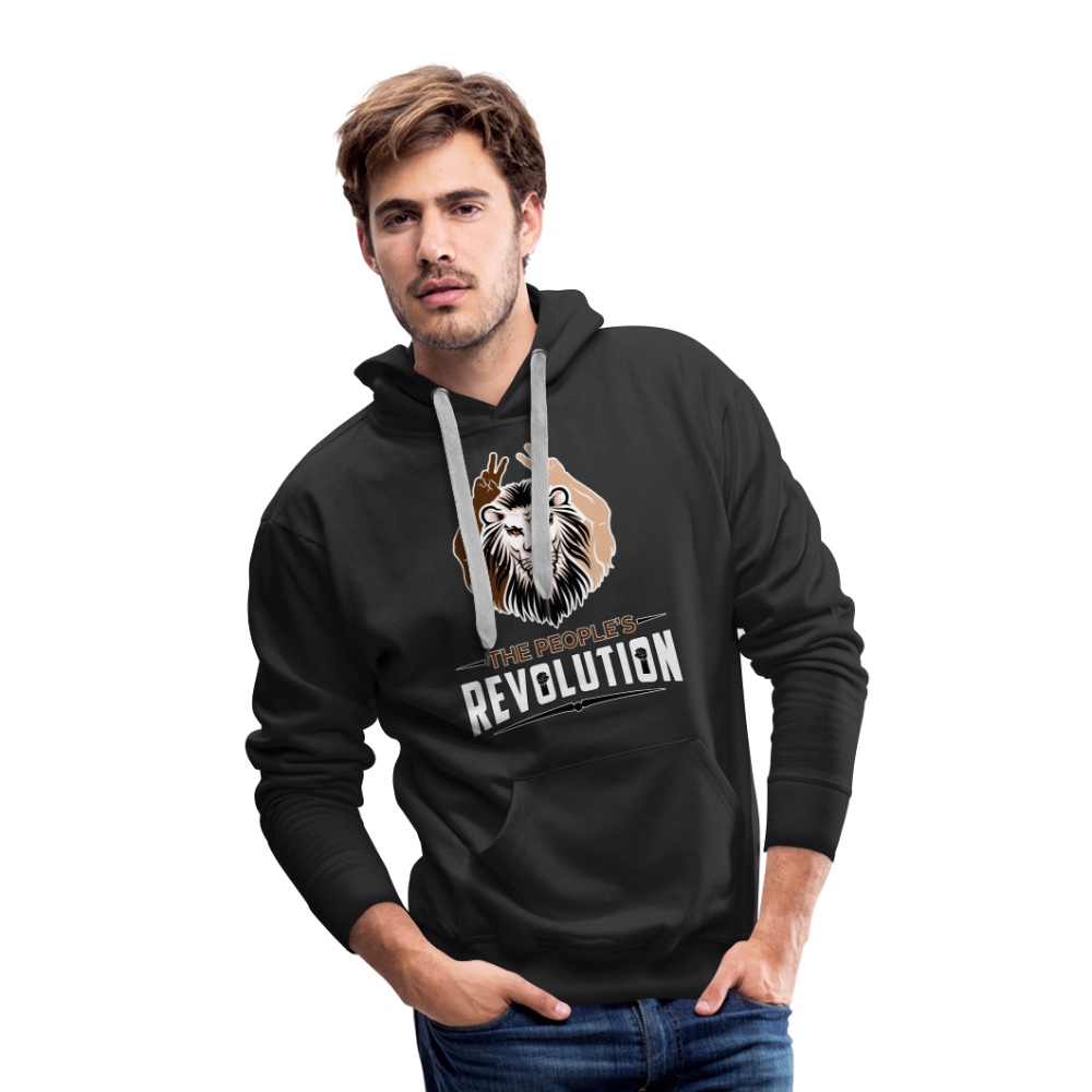 Men’s Premium Hoodie - White TPR Logo - black