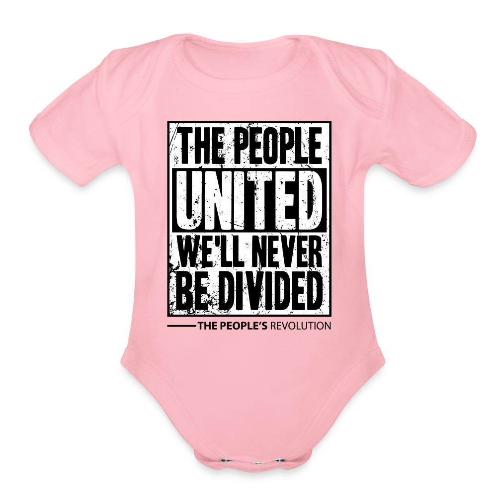 Organic Baby Bodysuit - light pink
