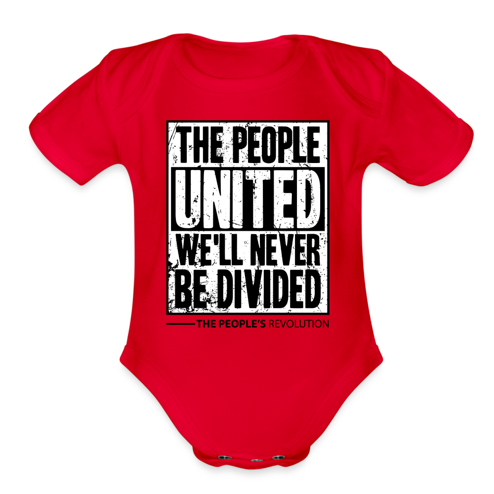 Organic Baby Bodysuit - red