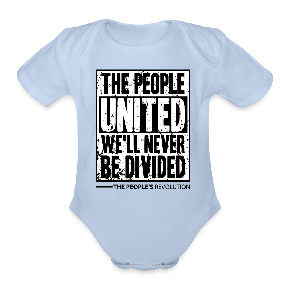 Organic Baby Bodysuit - sky
