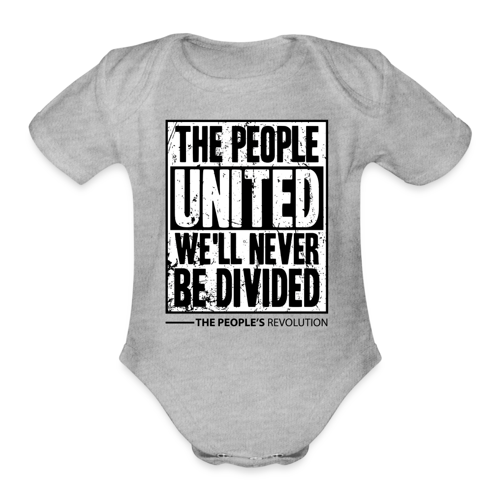 Organic Baby Bodysuit - heather grey