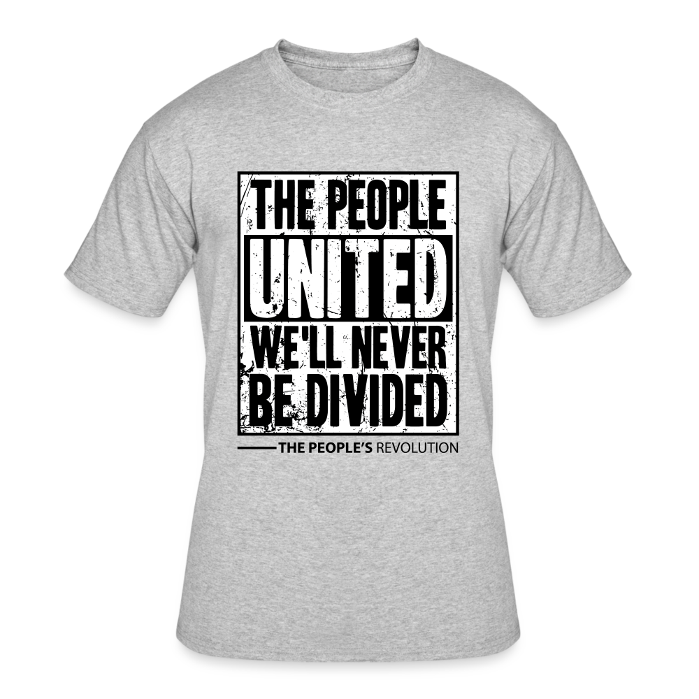 Men’s 50/50 Tee - The People, UNITED - heather gray