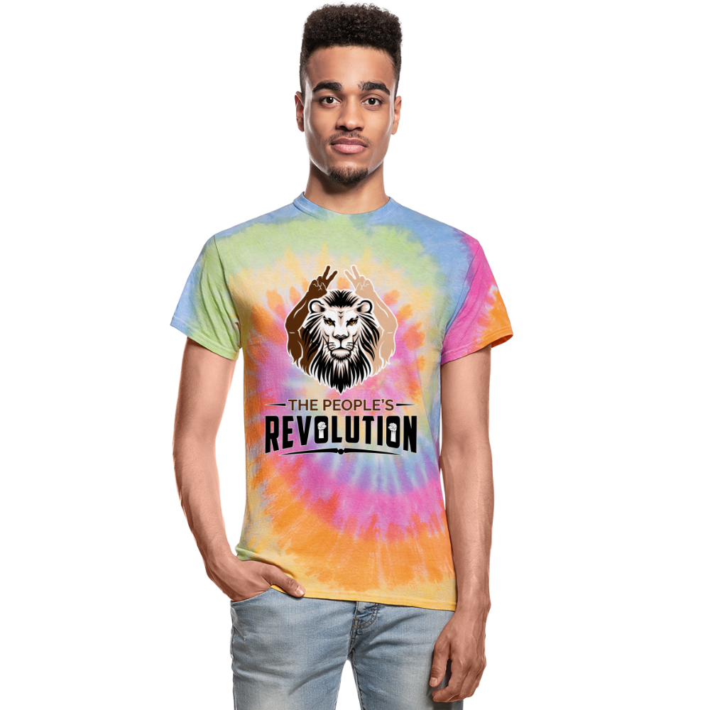 Unisex Tie Dye T-Shirt - rainbow