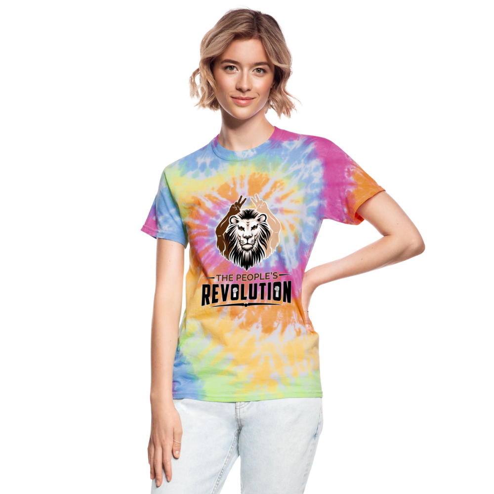 Unisex Tie Dye T-Shirt - rainbow