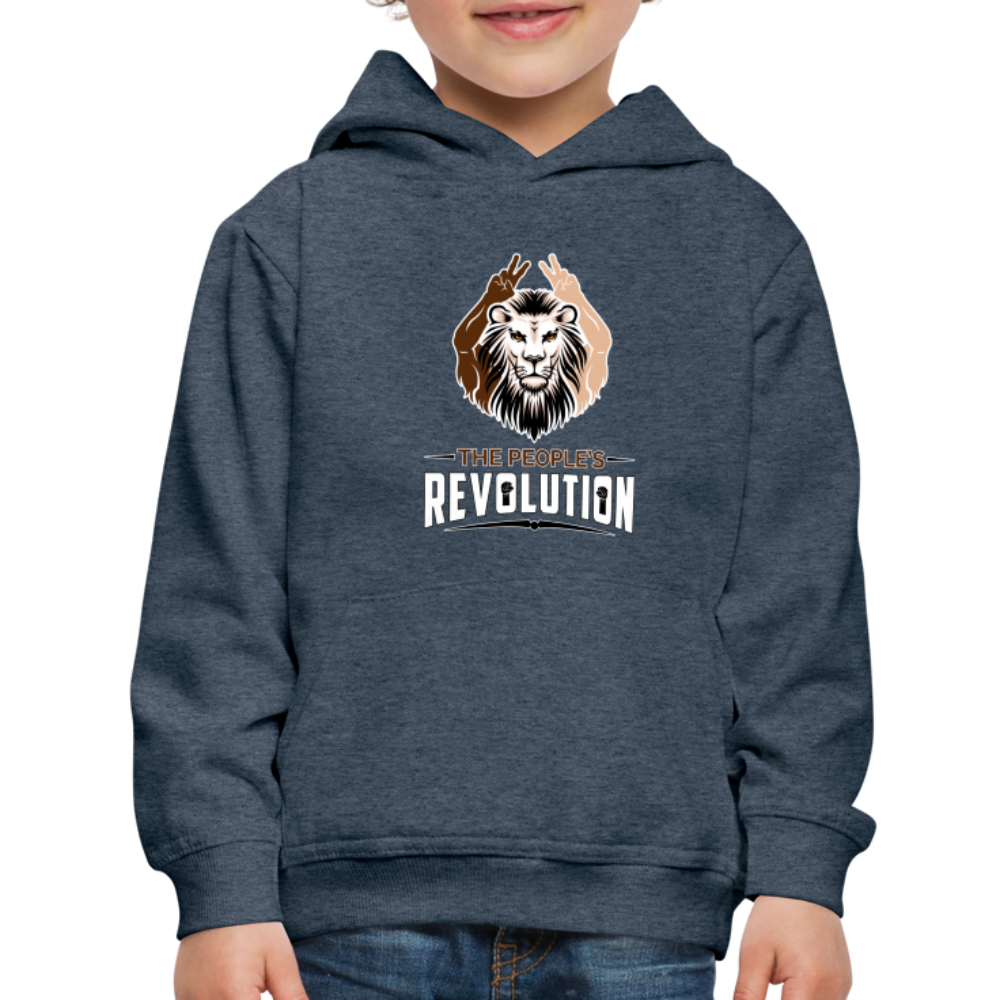 Kids‘ Premium Hoodie - heather denim